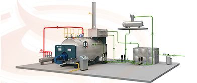 How to deal with water in the steam boiler used in the food factory in time?