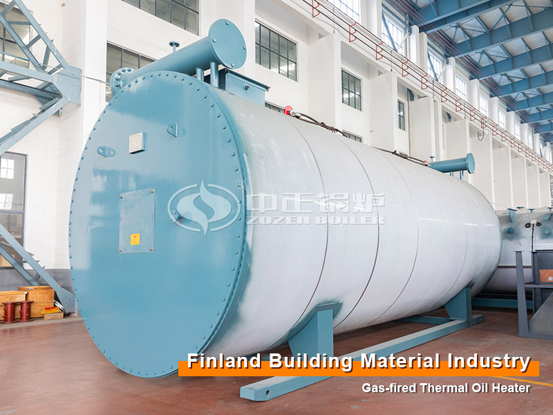 Finland 7 Million Kcal Gas-fired Thermal Oil Heater for Impregnated Paper Manufacturer
