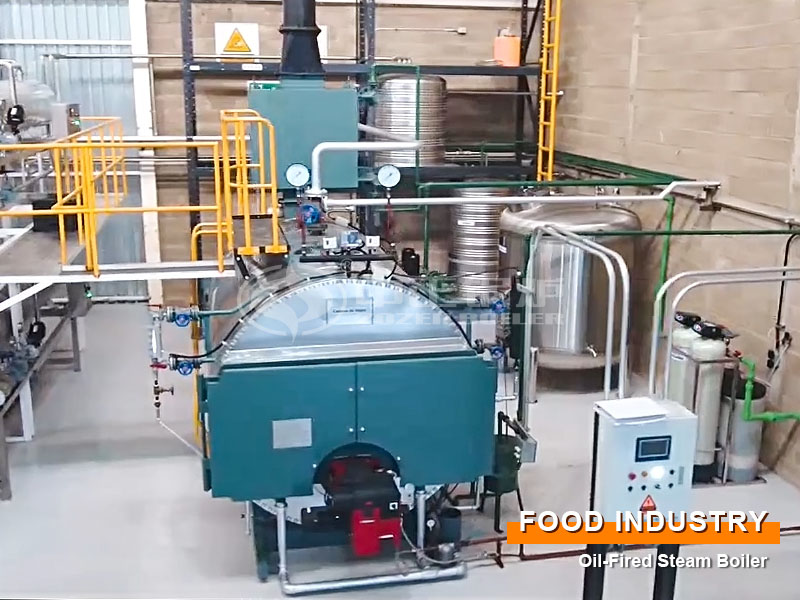 Venezuela Food Industry 1.5 Tons Light Diesel Oil Steam Boiler Project