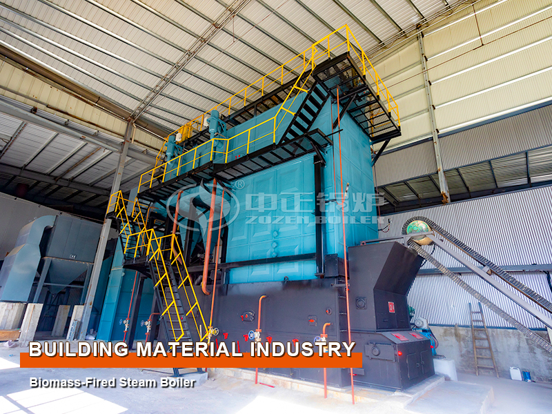 Autoclaved Aerated Concrete 15-Ton Biomass Steam Boiler Project