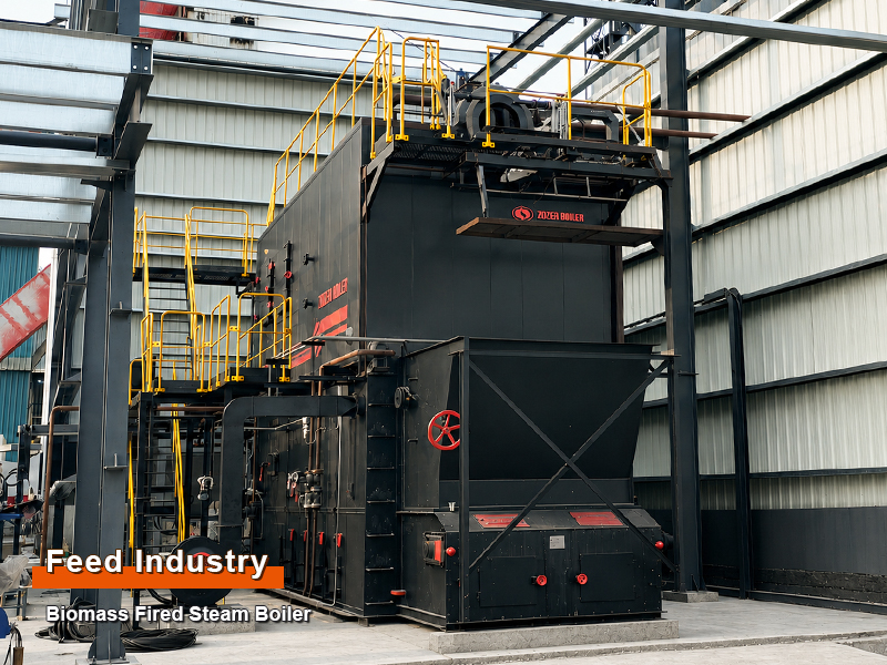 Exported to an Indonesian Feed Mill: ZOZEN 8 t/h Wood Chip-Fired Biomass Steam Boiler Project