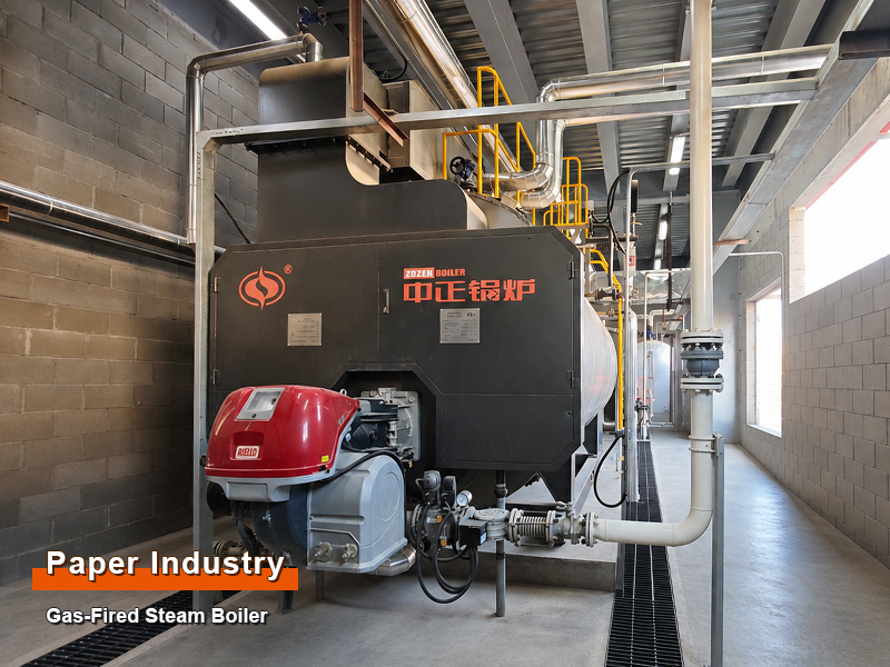Export to Egypt: ASME/CE-Certified ZOZEN 6 t/h Gas-Fired Steam Boiler for a Paper Mill